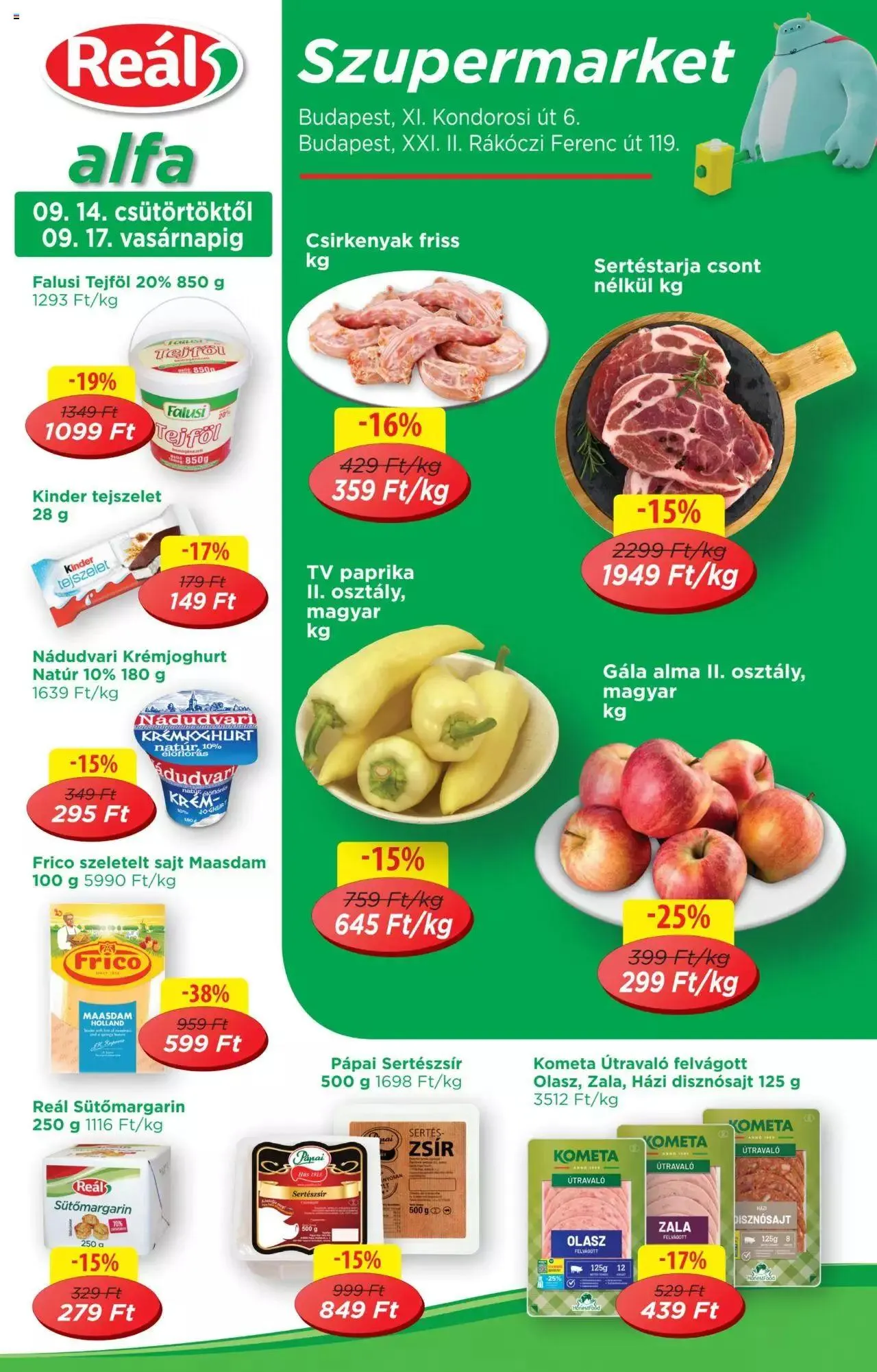 Katalógus Reál - Alfa újság szeptember 14.-tól szeptember 17.-ig 2023. - Oldal 1
