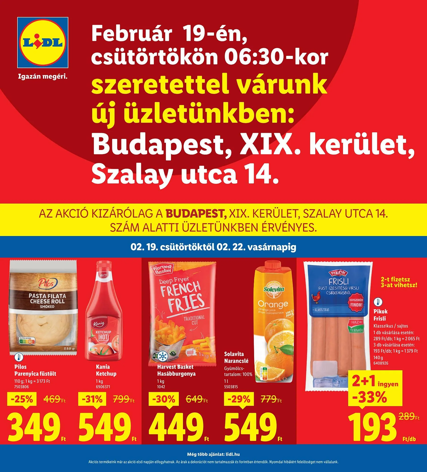 Lidl akciós újság - 1