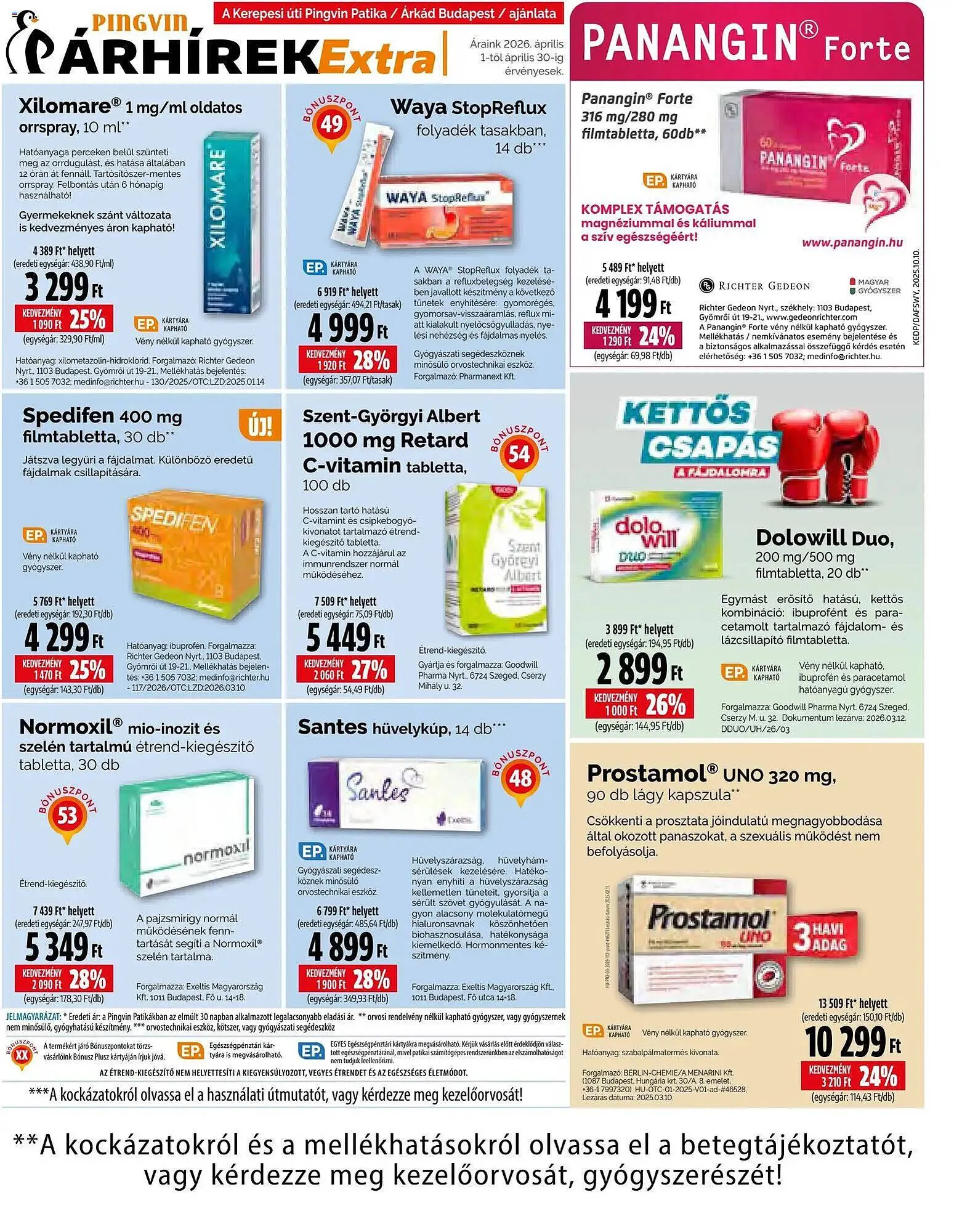 Katalógus Pingvin Patika akciós újság április 1.-tól április 30.-ig 2026. - Oldal 9