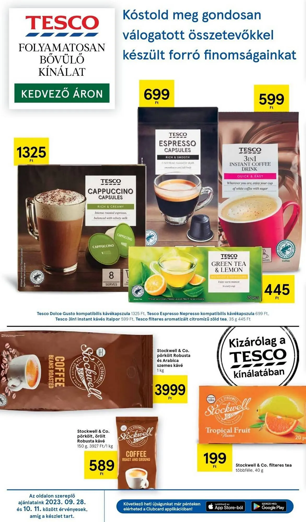 Katalógus Tesco  akciós újság szeptember 28.-tól október 10.-ig 2023. - Oldal 4