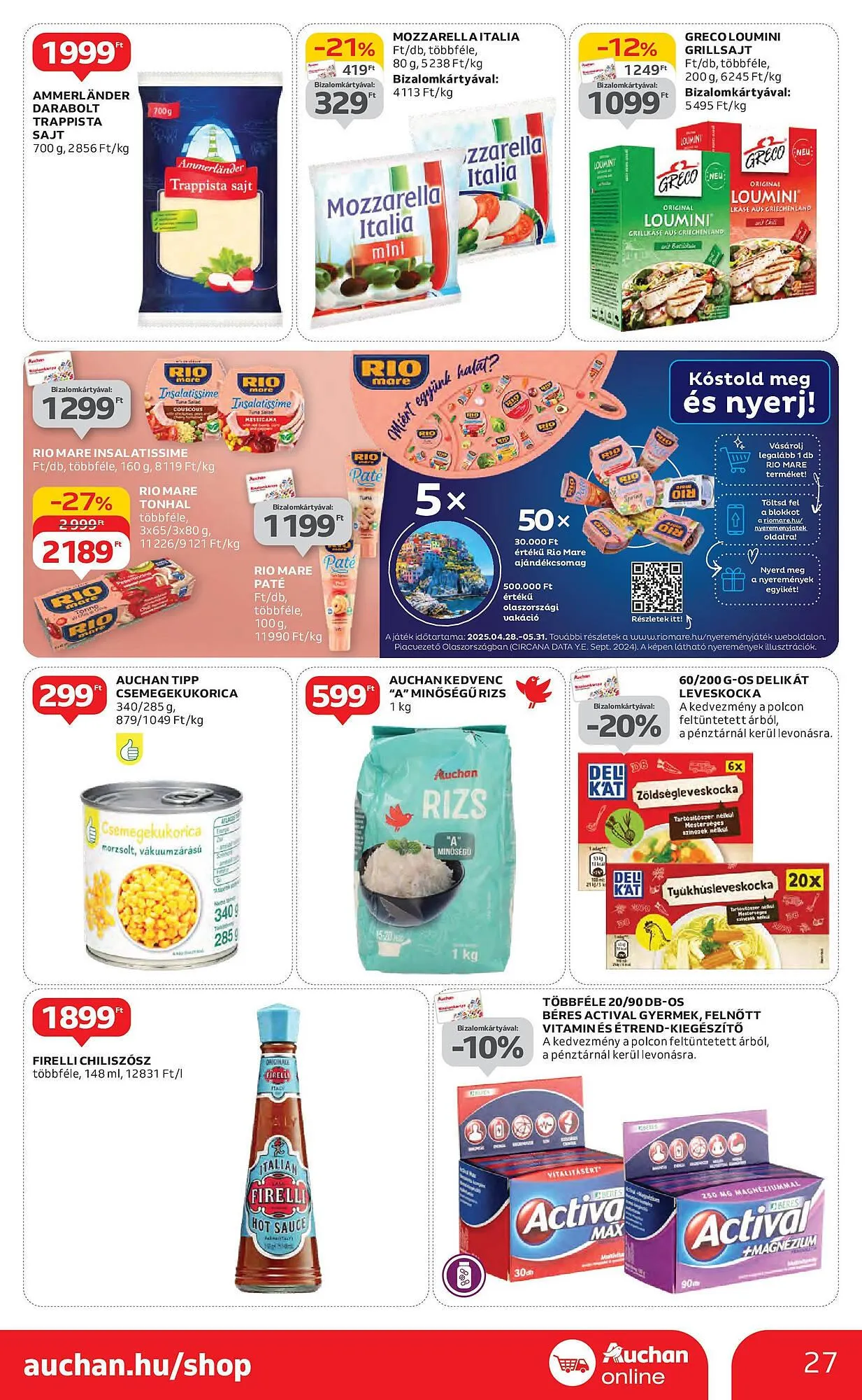 Katalógus Auchan akciós újság május 8.-tól május 14.-ig 2025. - Oldal 27