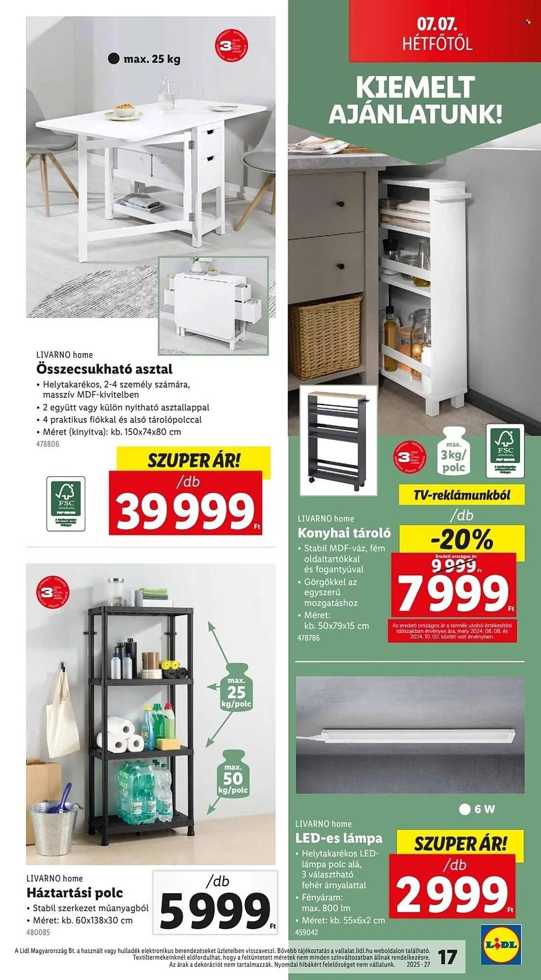 Katalógus Lidl akciós újság július 3.-tól július 9.-ig 2025. - Oldal 16