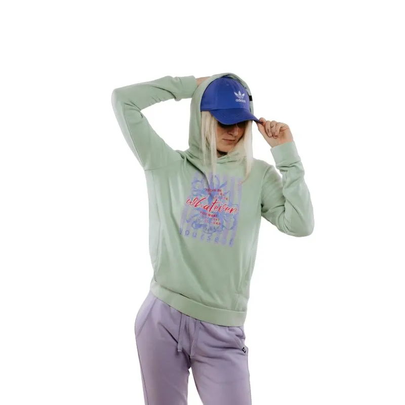 Női kapucnis pulóver AUTHORITY-H-YUCA W green