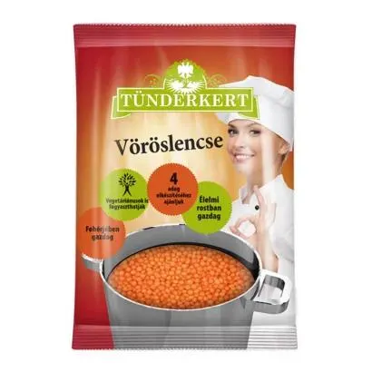 Tündérkert red football lentils 400g