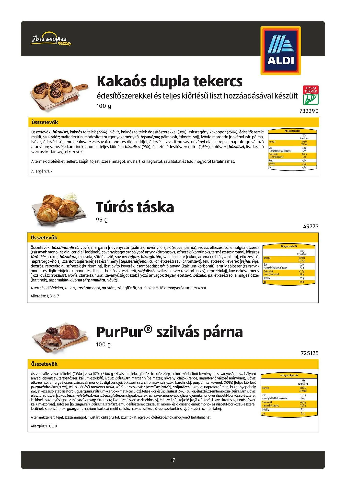 Katalógus ALDI akciós újság március 27.-tól április 21.-ig 2025. - Oldal 17