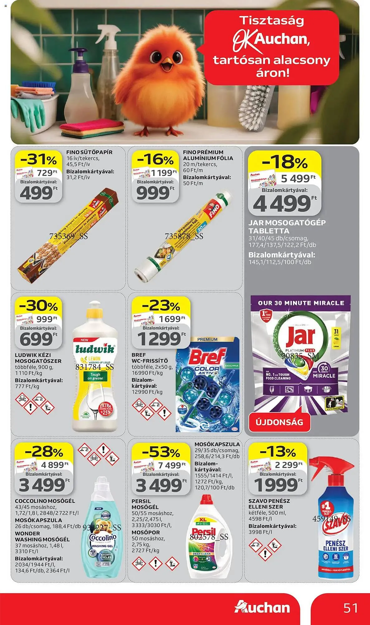 Katalógus Auchan akciós újság március 26.-tól április 8.-ig 2026. - Oldal 51