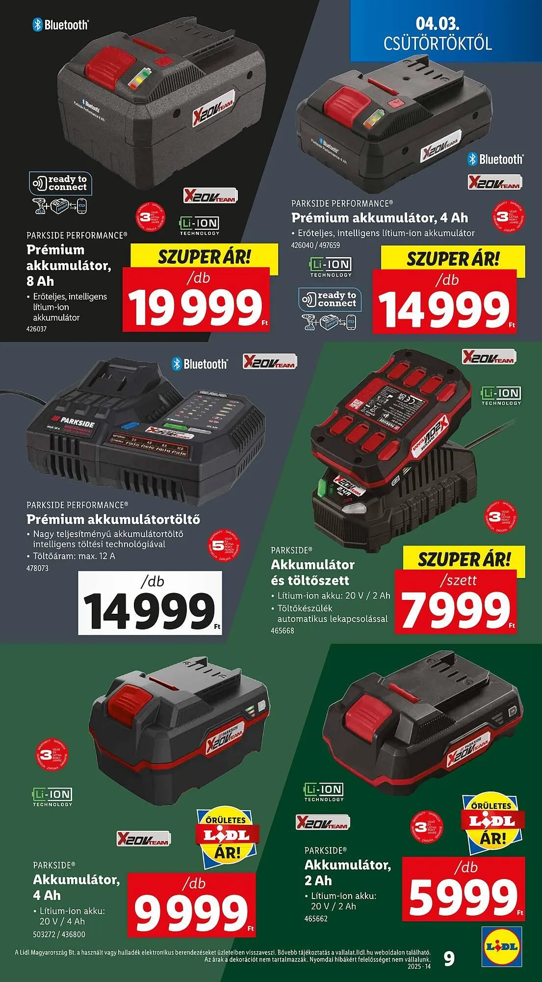 Katalógus Lidl akciós újság április 3.-tól április 9.-ig 2025. - Oldal 9