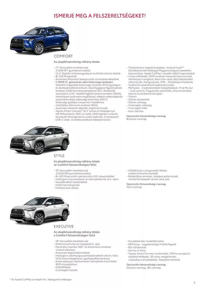 Katalógus Toyota Corolla Cross MY24 december 18.-tól december 18.-ig 2025. - Oldal 2
