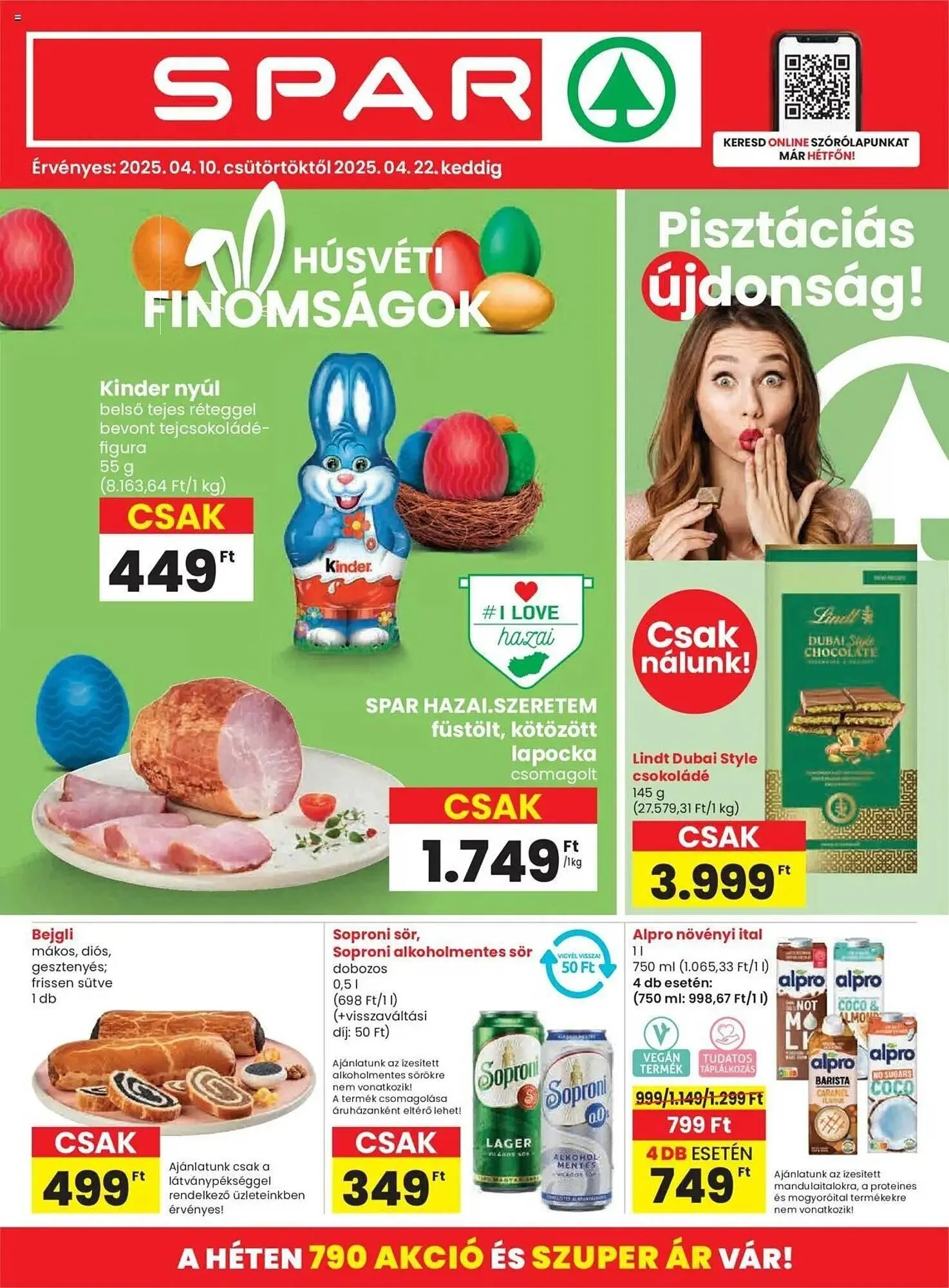 Katalógus Spar akciós újság április 10.-tól április 22.-ig 2025. - Oldal 1