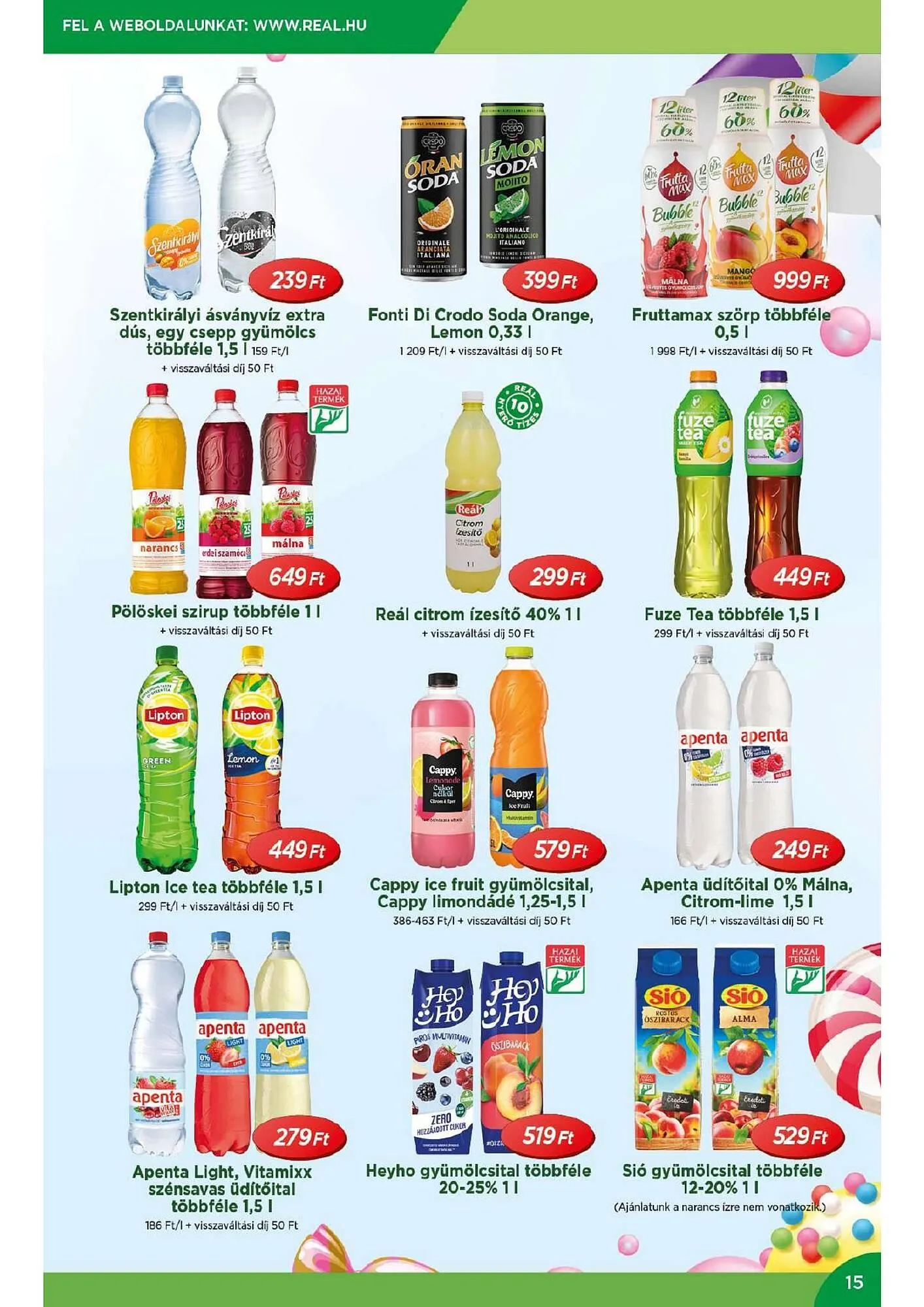 Katalógus Real akciós újság május 7.-tól május 18.-ig 2025. - Oldal 15