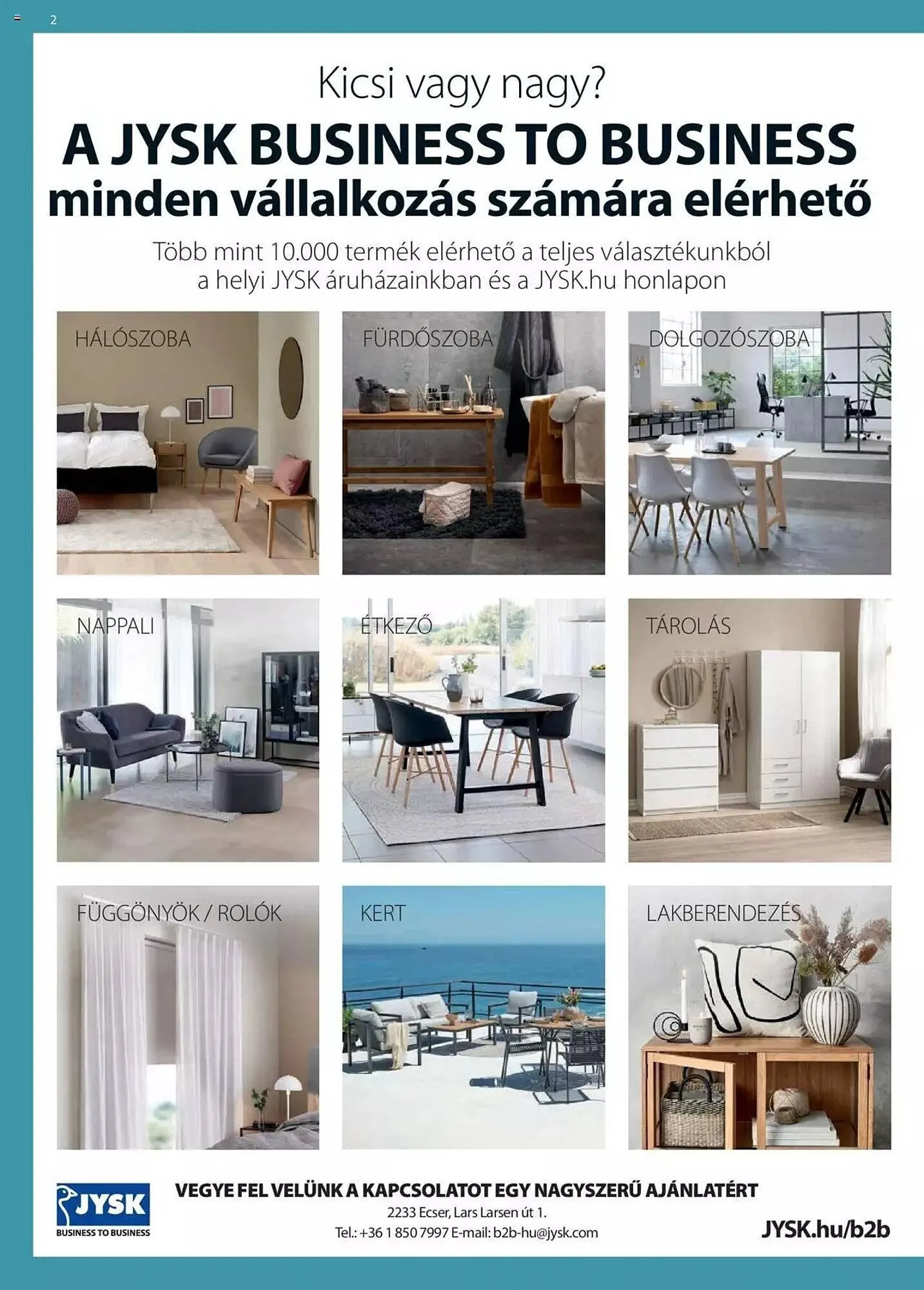 Katalógus JYSK akciós újság szeptember 1.-tól február 29.-ig 2024. - Oldal 2