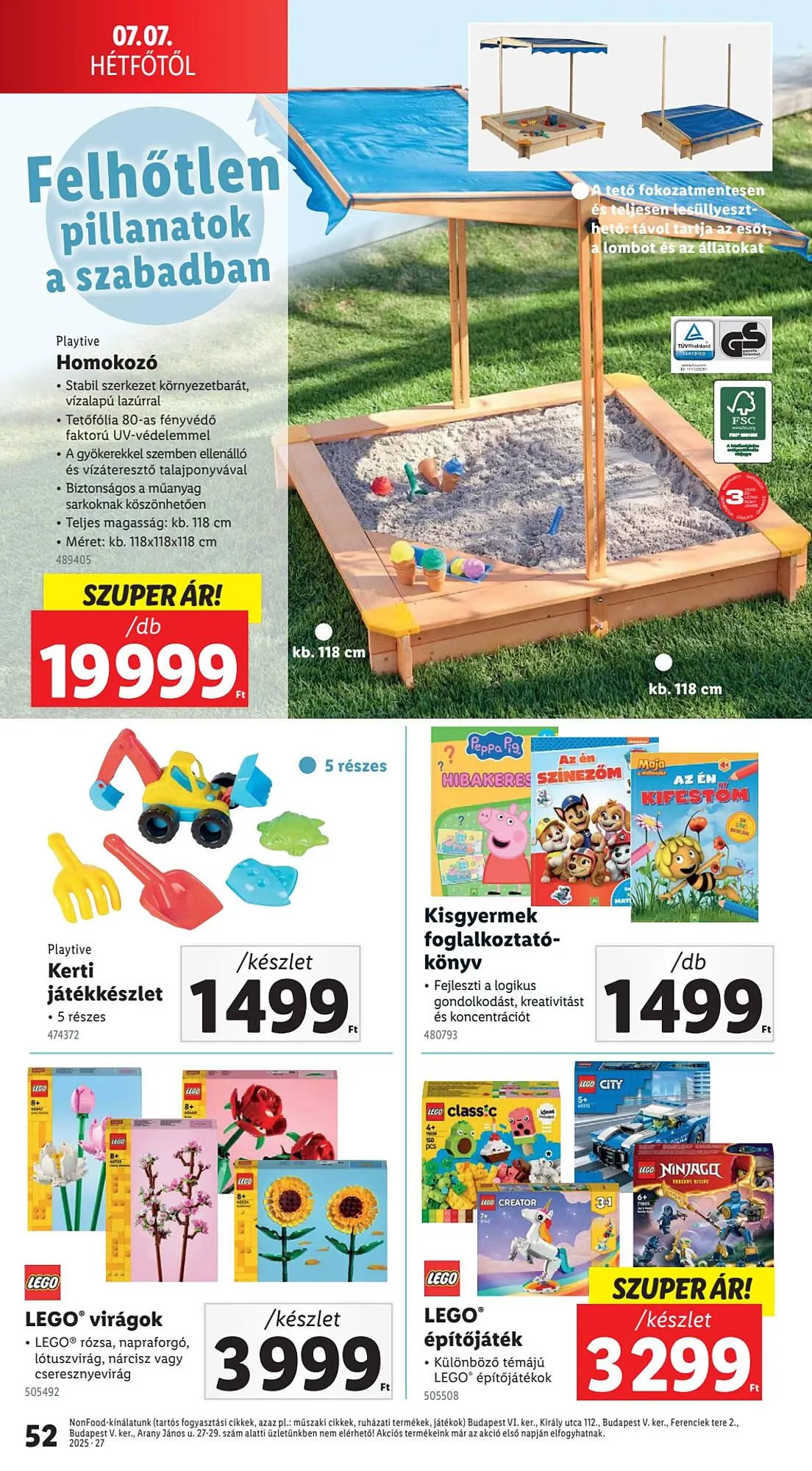 Katalógus Lidl akciós újság július 3.-tól július 9.-ig 2025. - Oldal 52