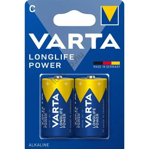 VARTA Longlife Power Alkáli Tartós Baby Elem C B2