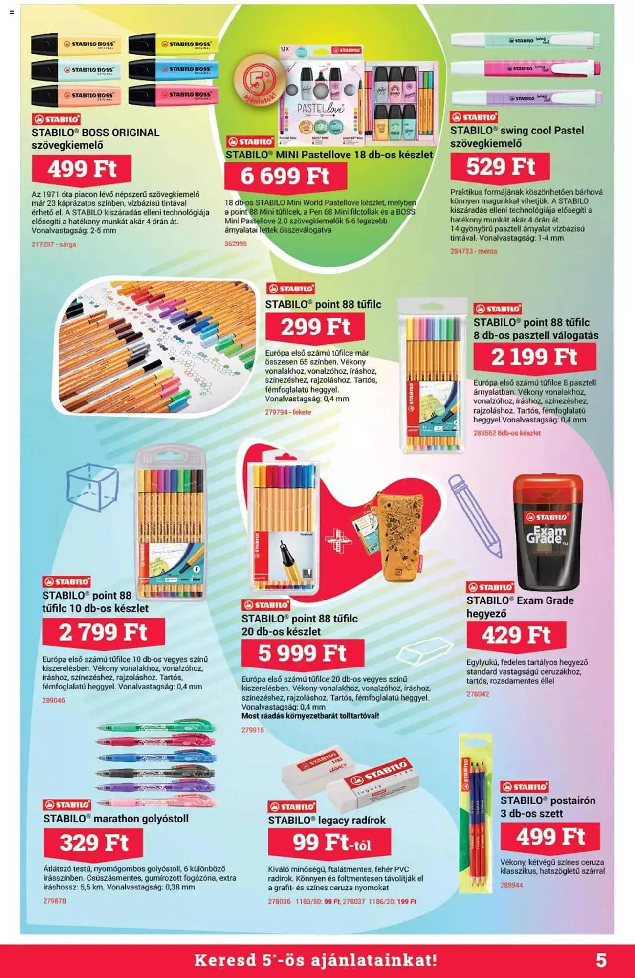 Katalógus Office Depot akciós újság augusztus 14.-tól szeptember 10.-ig 2023. - Oldal 5