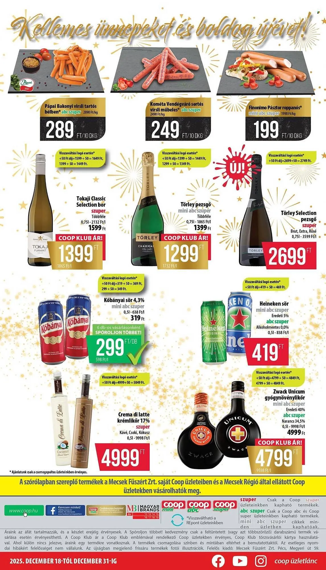 Katalógus Coop akciós újság december 18.-tól december 31.-ig 2025. - Oldal 8