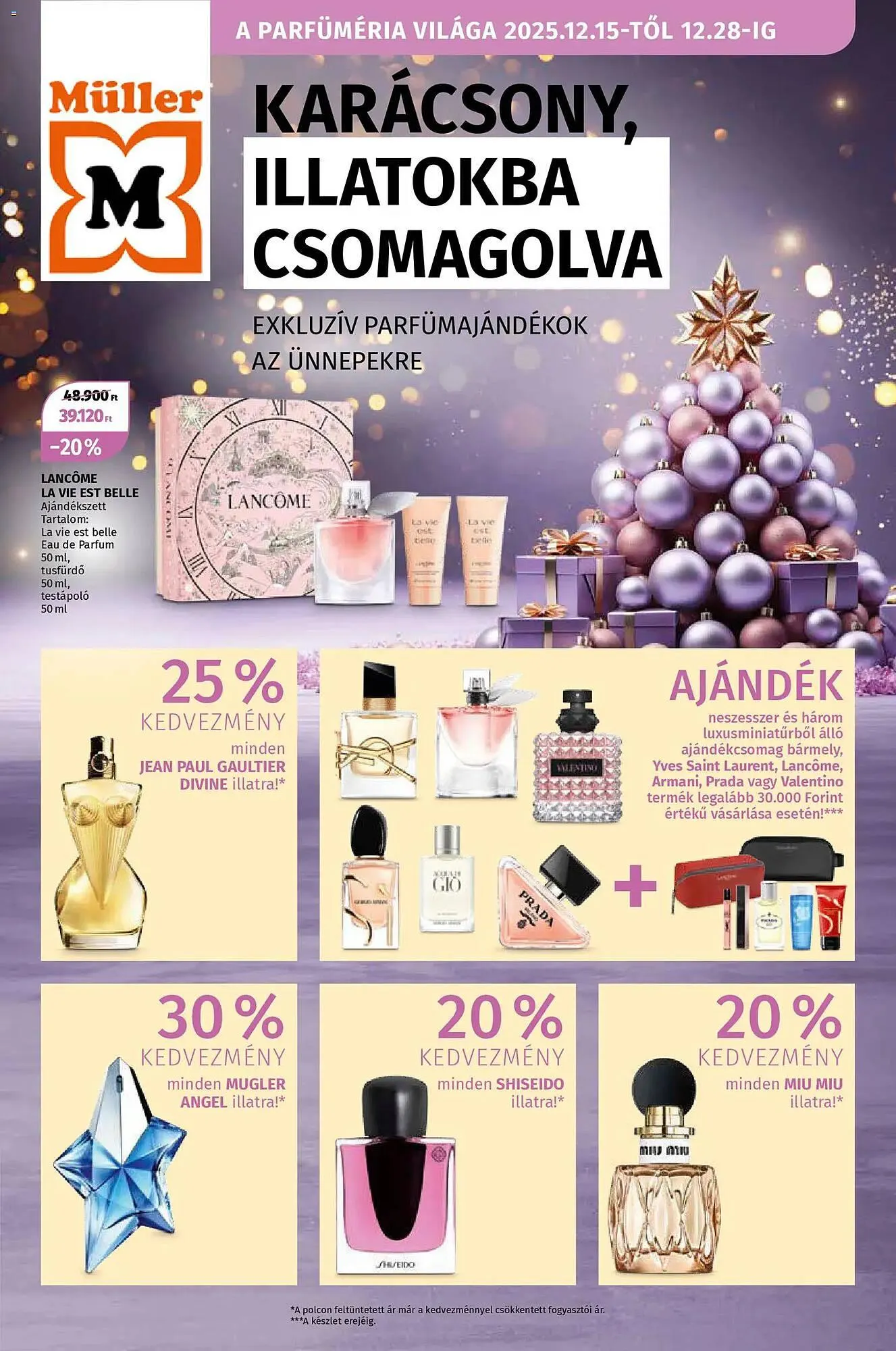 Katalógus Müller akciós újság december 15.-tól december 28.-ig 2025. - Oldal 1