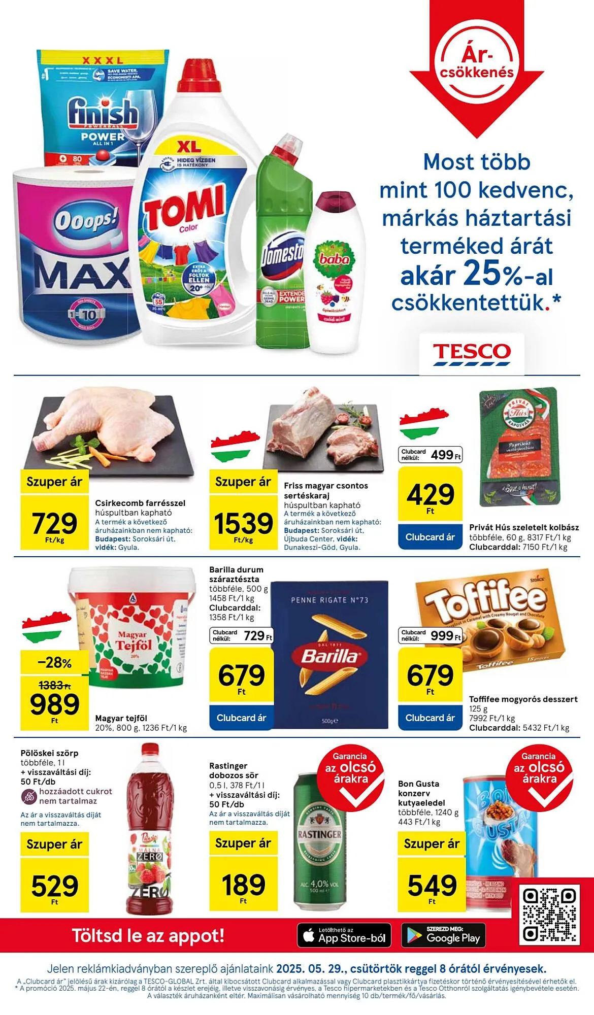 Katalógus Tesco akciós újság május 29.-tól június 4.-ig 2025. - Oldal 1