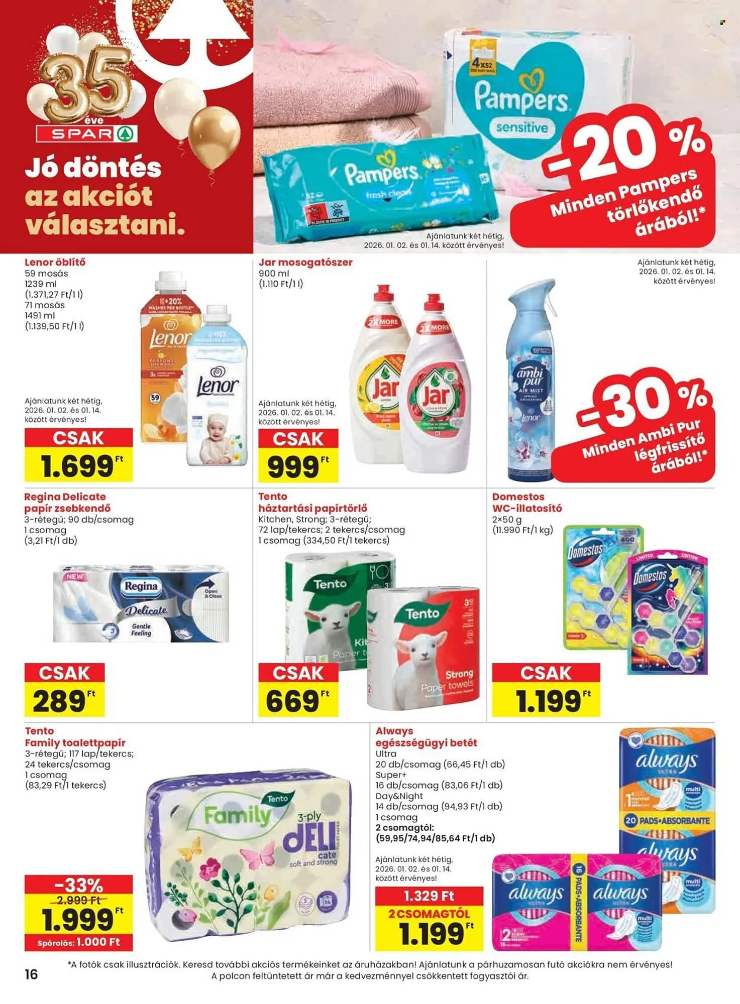 Katalógus Spar akciós újság január 2.-tól január 7.-ig 2026. - Oldal 16