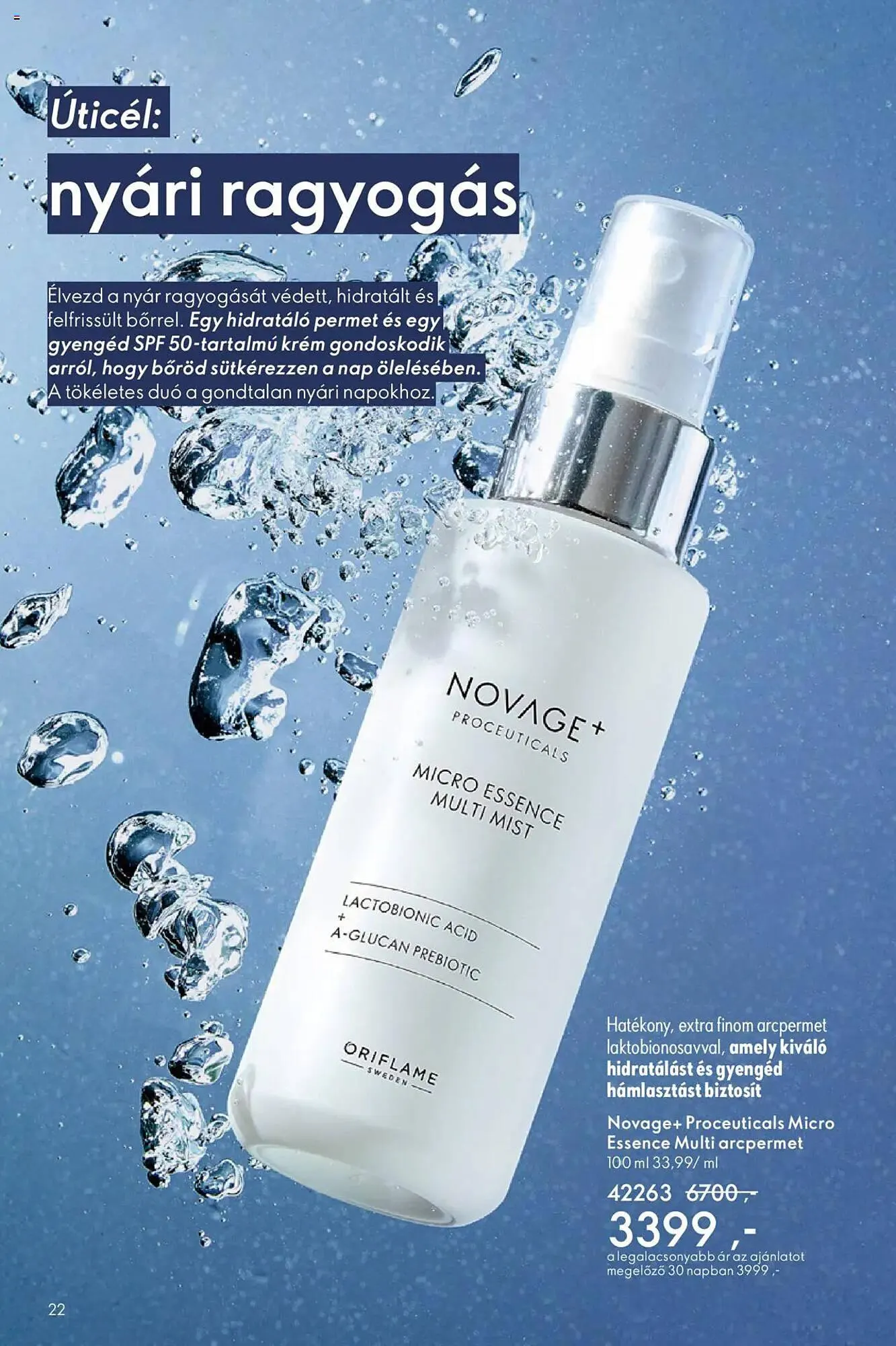 Katalógus Oriflame akciós újság június 15.-tól július 5.-ig 2025. - Oldal 22
