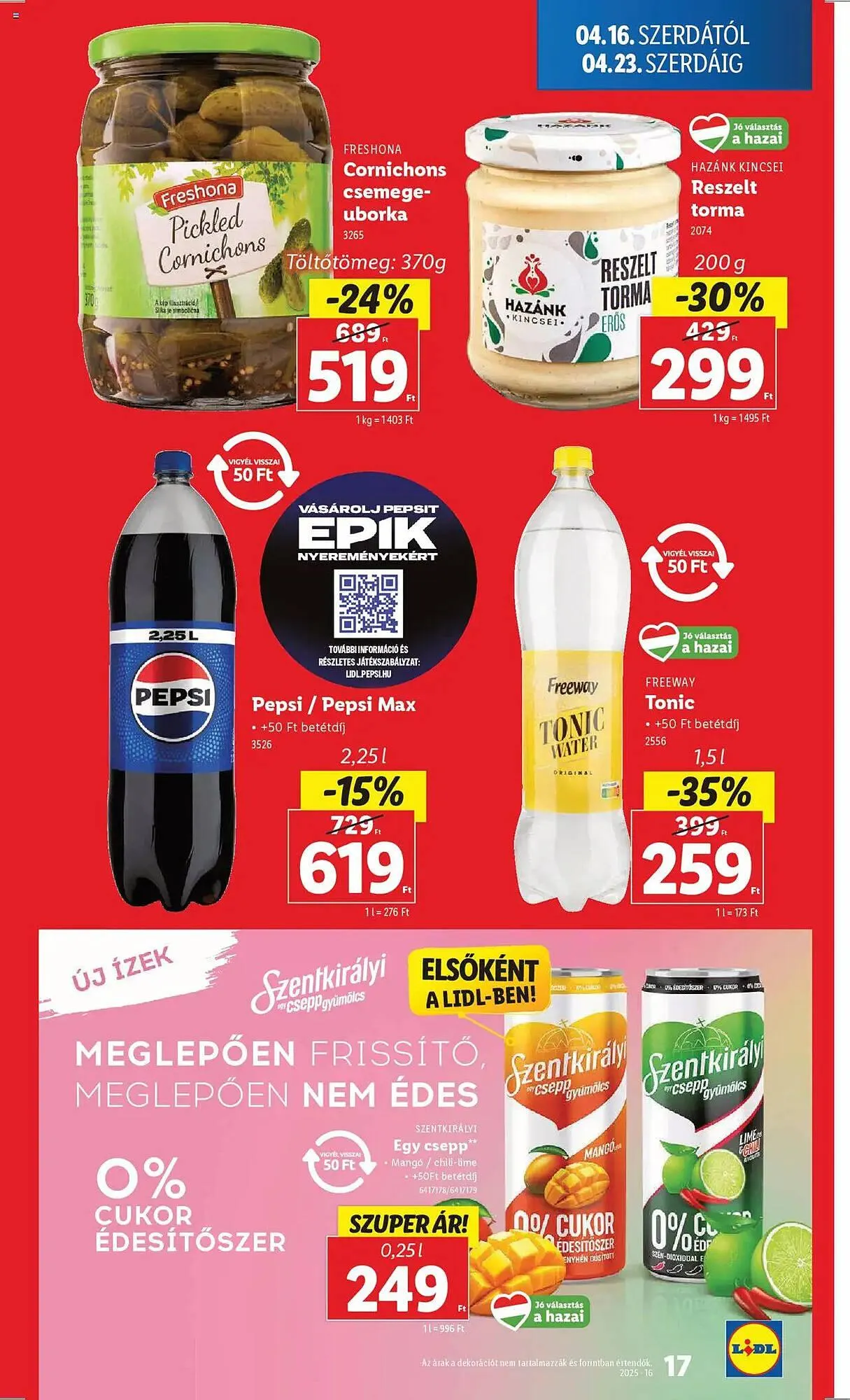Katalógus Lidl akciós újság április 16.-tól április 22.-ig 2025. - Oldal 17