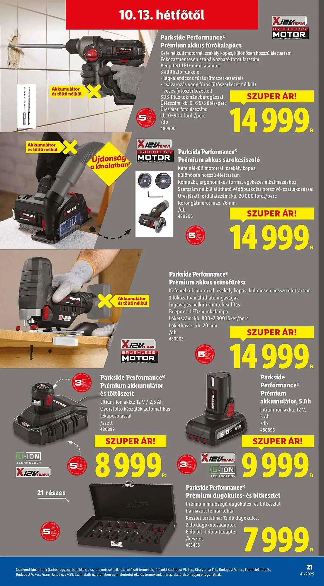 Katalógus Lidl akciós újság október 9.-tól október 15.-ig 2025. - Oldal 21