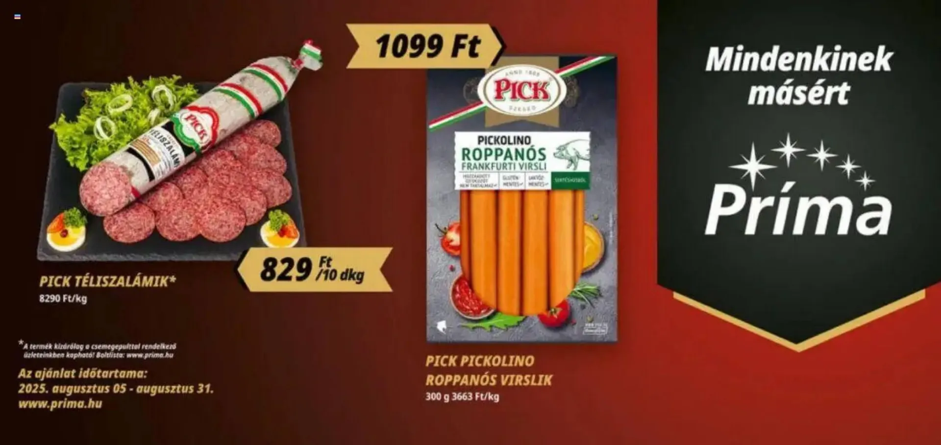 Katalógus Príma akciós újság augusztus 5.-tól augusztus 31.-ig 2025. - Oldal 3