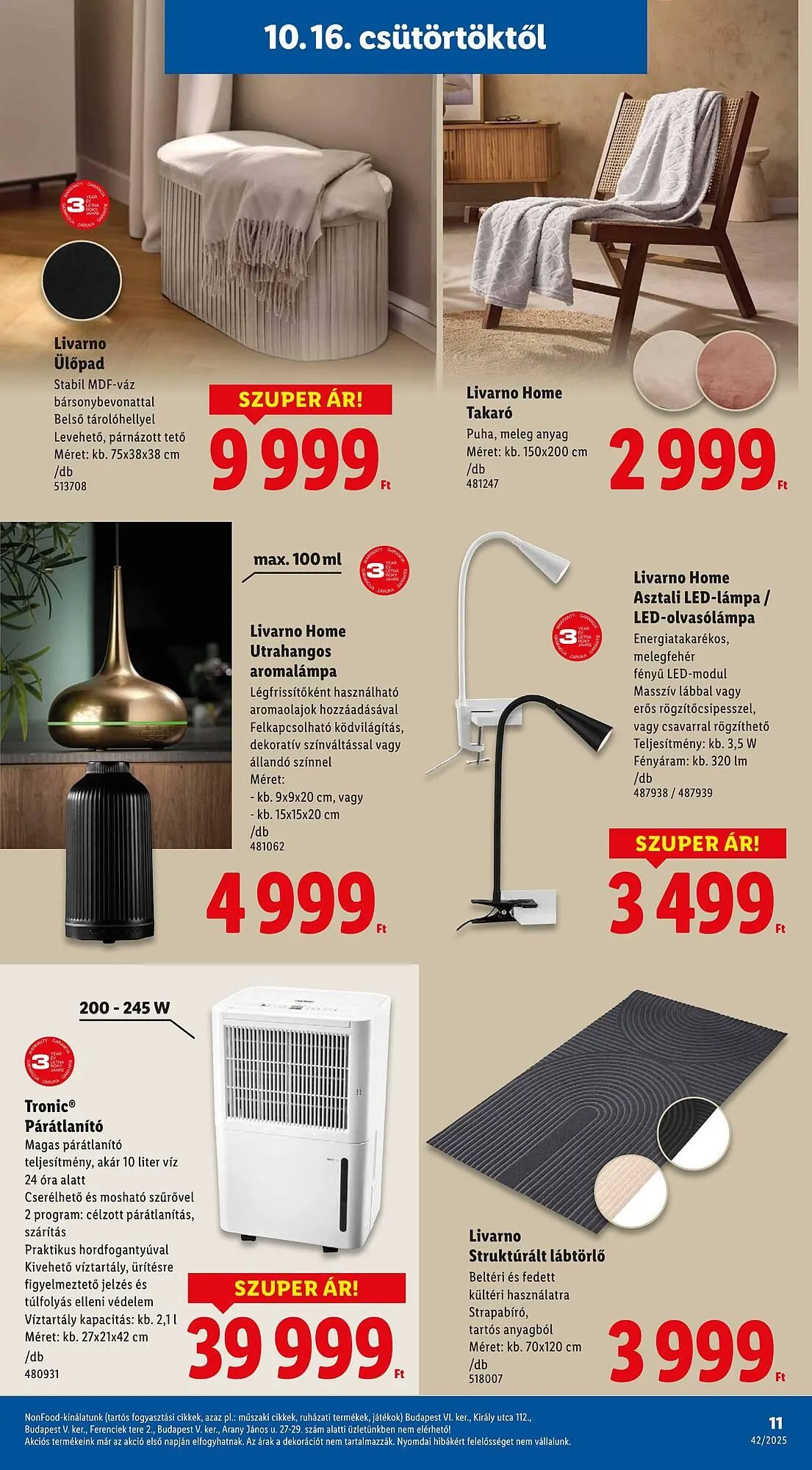 Katalógus Lidl akciós újság október 16.-tól október 21.-ig 2025. - Oldal 11