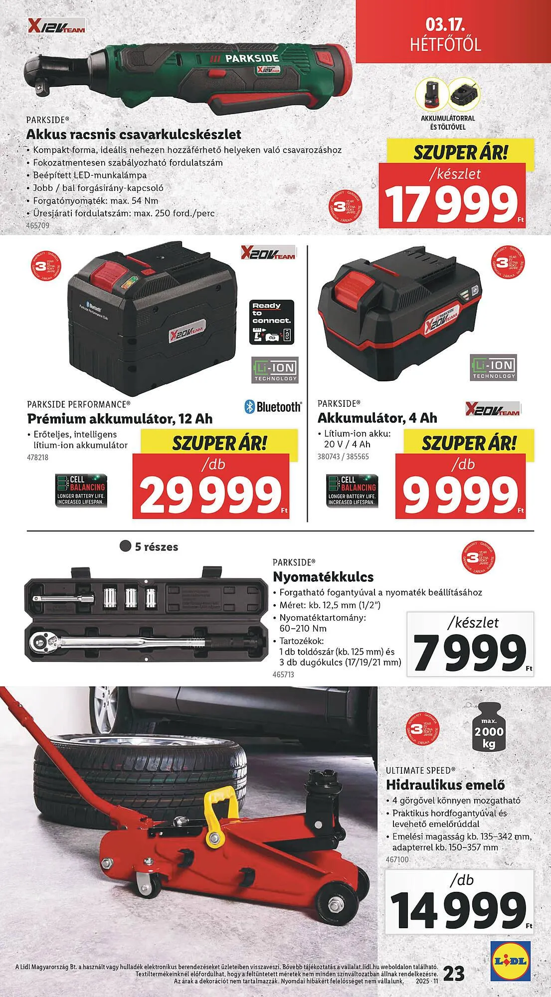 Katalógus Lidl akciós újság március 13.-tól március 19.-ig 2025. - Oldal 23