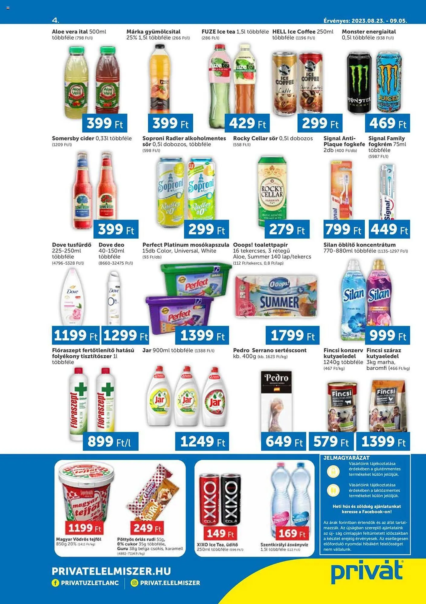 Katalógus PRIVÁT akciós újság augusztus 23.-tól szeptember 5.-ig 2023. - Oldal 4