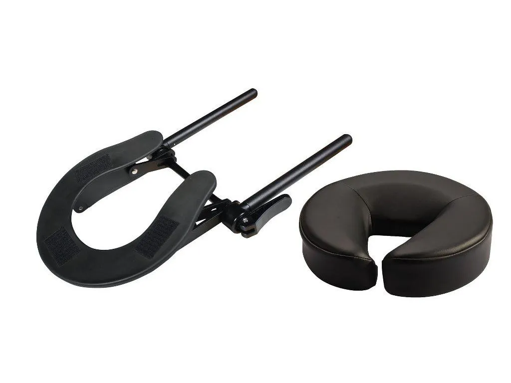 FABULO arcpárna és fejrész keret masszázságyhoz - fekete