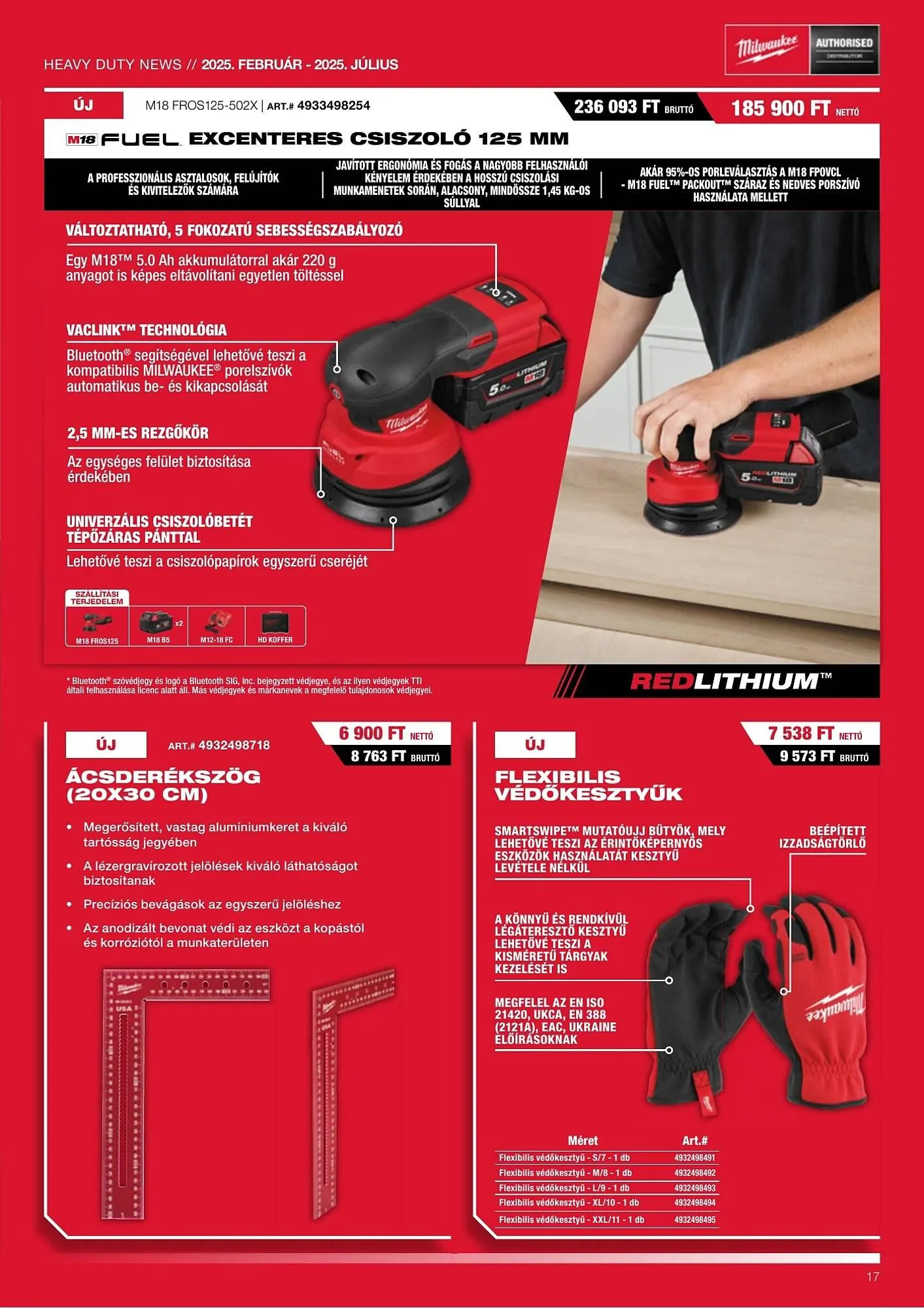 Katalógus Milwaukeetool akciós újság február 13.-tól július 31.-ig 2025. - Oldal 17