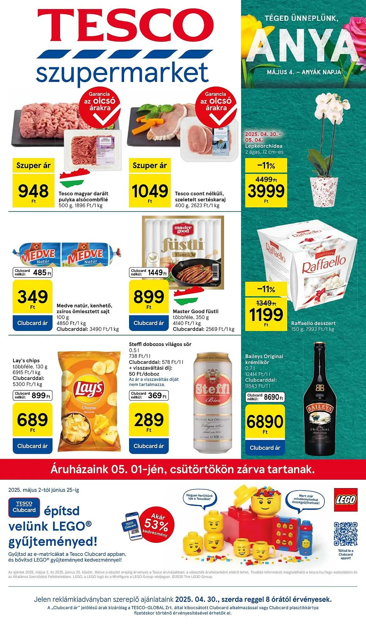 Katalógus Tesco akciós újság április 30.-tól május 6.-ig 2025. - Oldal 1