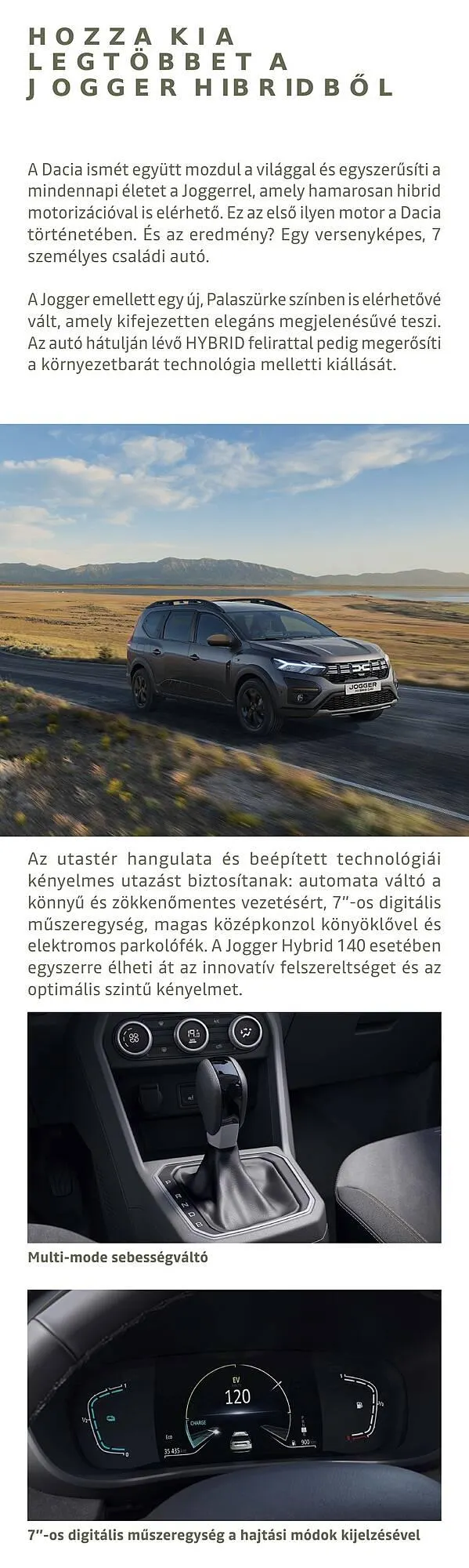 Katalógus Dacia Jogger akciós újság március 8.-tól június 30.-ig 2024. - Oldal 7
