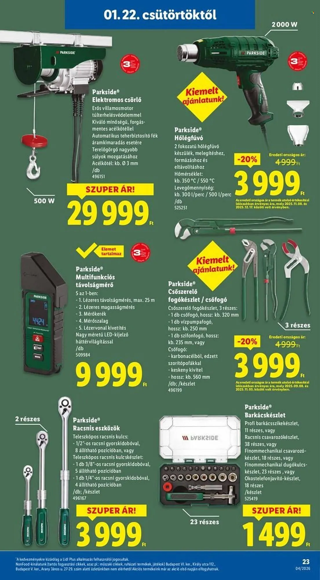 Katalógus Lidl akciós újság január 22.-tól január 28.-ig 2026. - Oldal 23