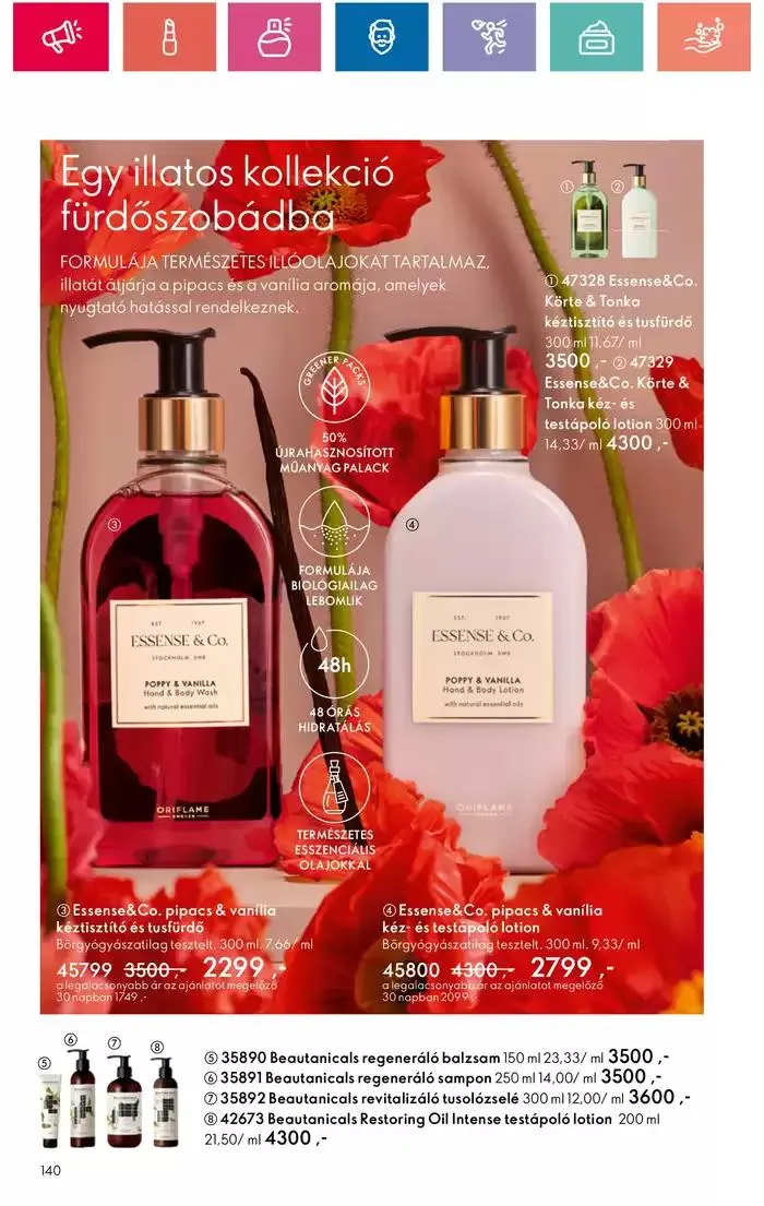 Katalógus ORIFLAME akciós december 29.-tól január 12.-ig 2025. - Oldal 140