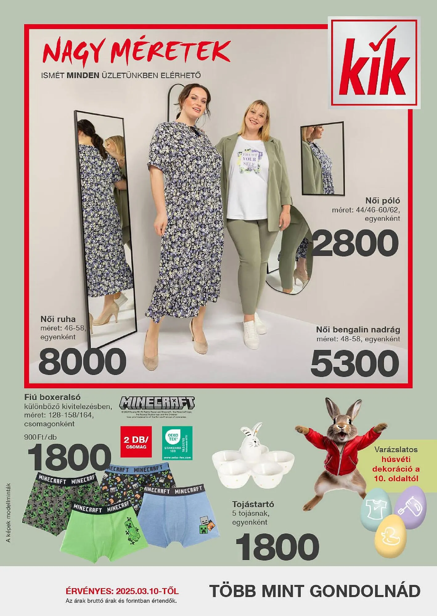 Katalógus Kik akciós újság március 7.-tól március 16.-ig 2025. - Oldal 1