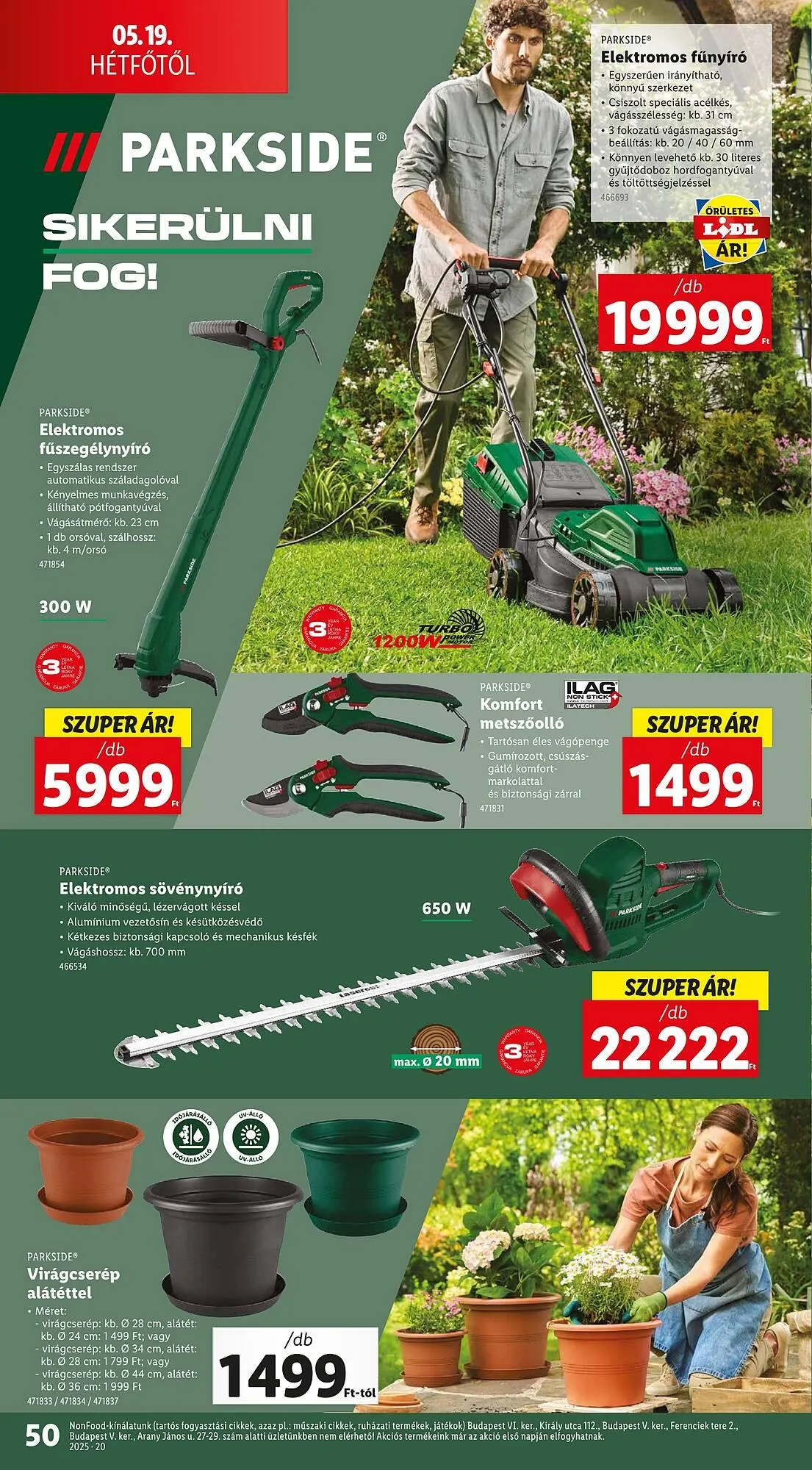 Katalógus Lidl akciós újság május 15.-tól május 21.-ig 2025. - Oldal 50