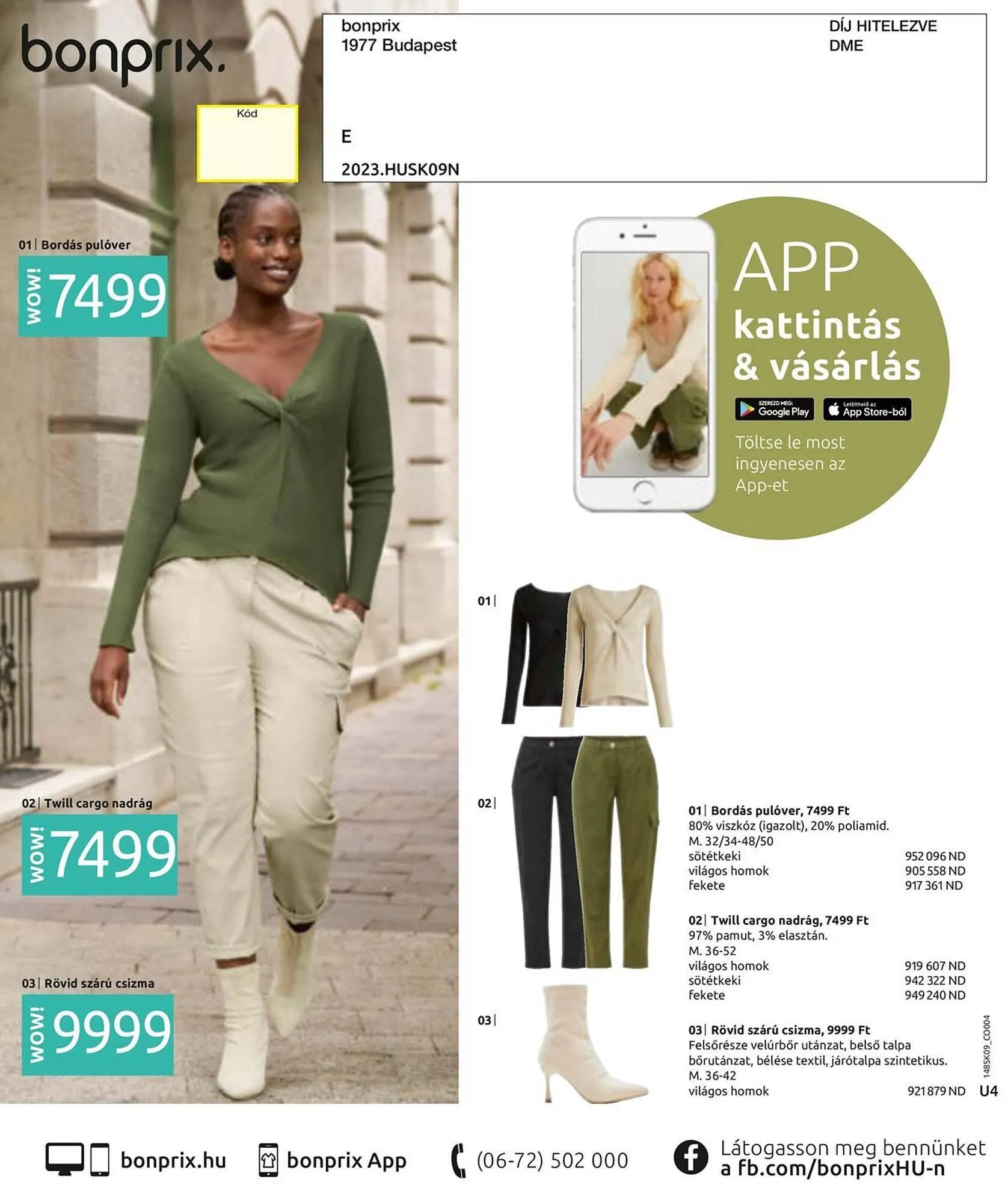 Katalógus Bonprix akciós újság szeptember 6.-tól február 28.-ig 2024. - Oldal 100