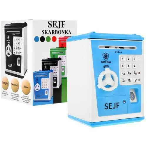 Kék kis széf (persely)