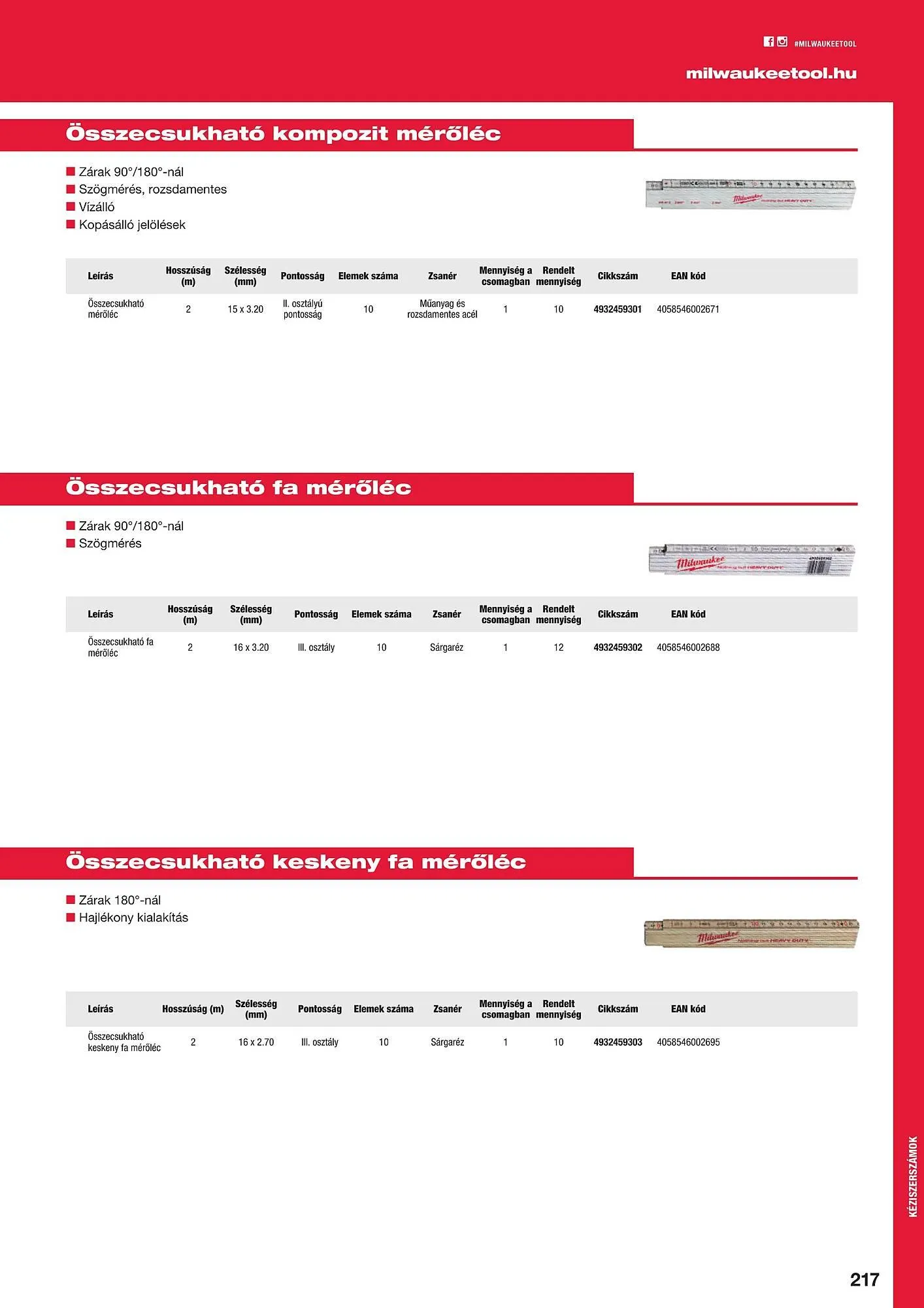 Katalógus Milwaukeetool akciós újság augusztus 14.-tól december 31.-ig 2024. - Oldal 217