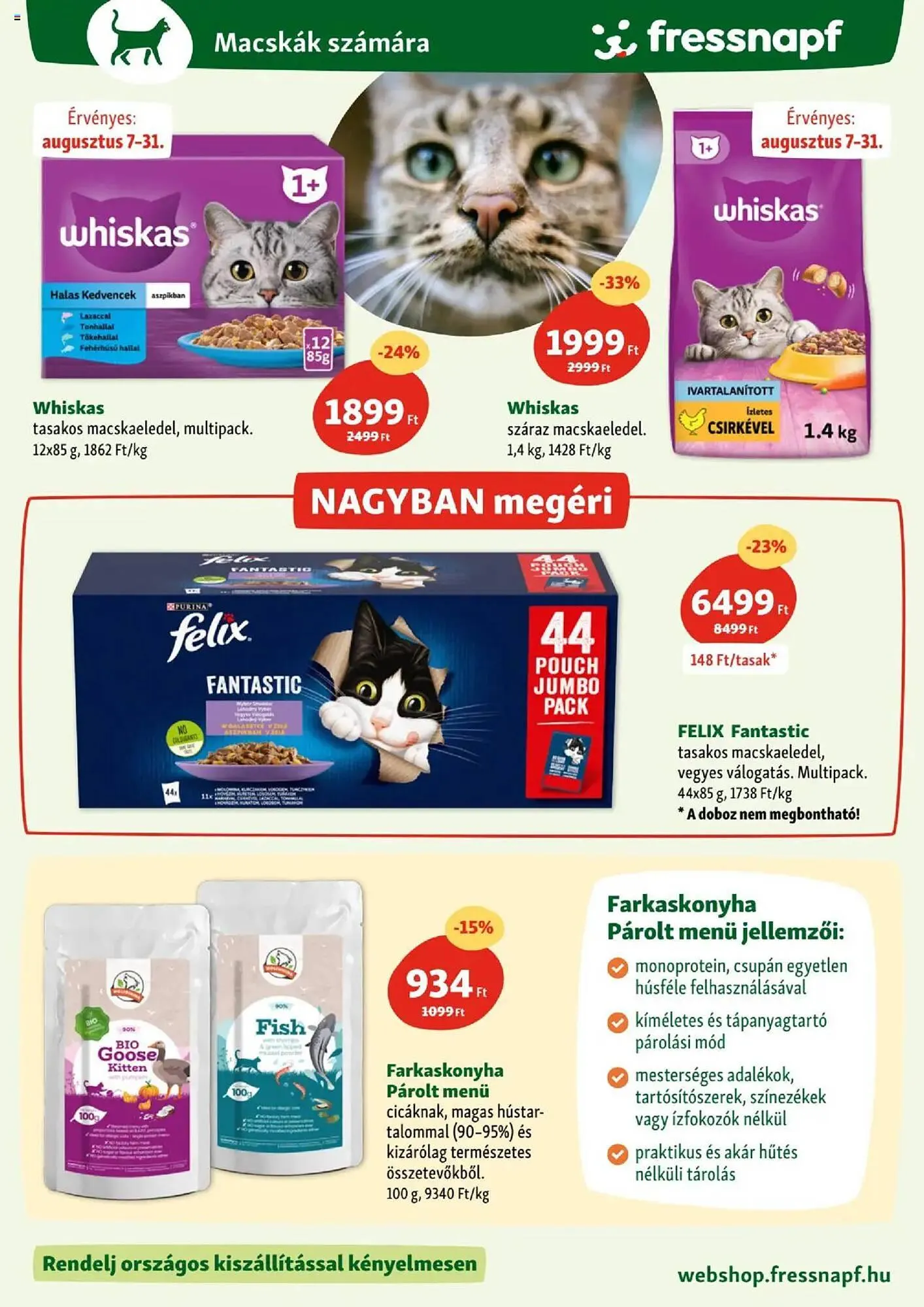 Katalógus Fressnapf akciós újság augusztus 7.-tól augusztus 31.-ig 2025. - Oldal 7