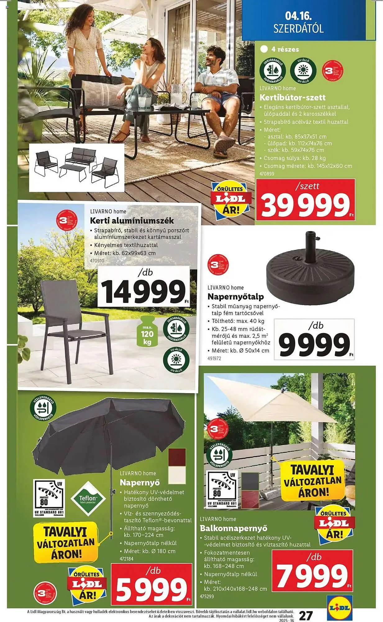 Katalógus Lidl akciós újság április 16.-tól április 22.-ig 2025. - Oldal 27