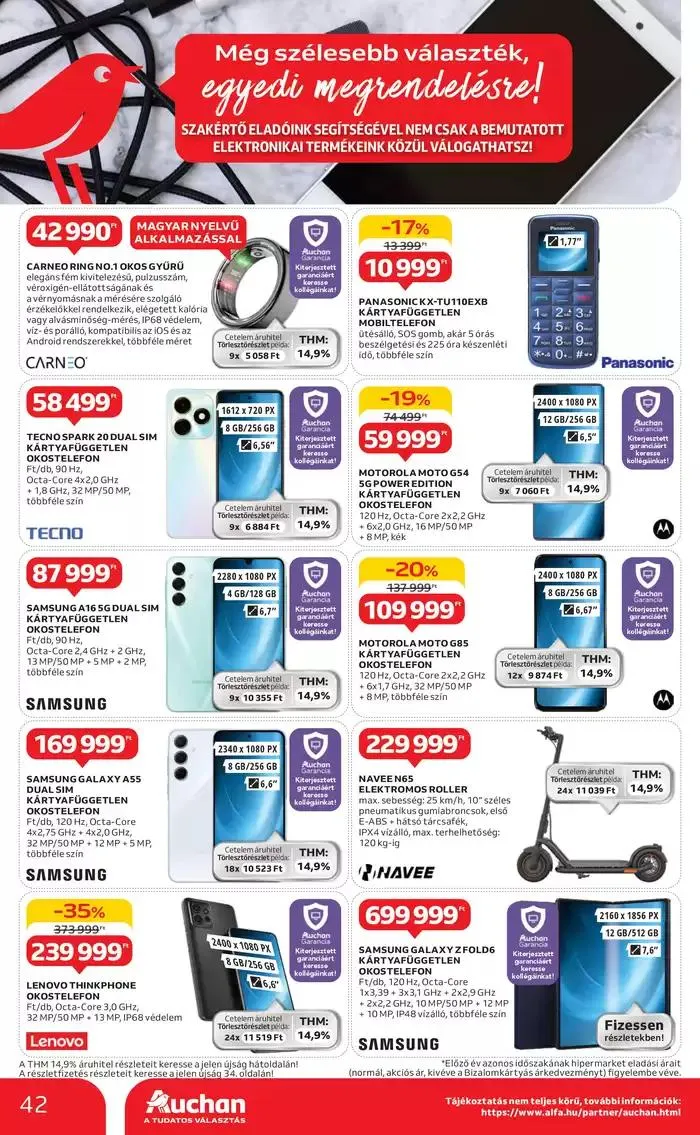Katalógus Catalog Auchan január 6.-tól január 15.-ig 2025. - Oldal 42