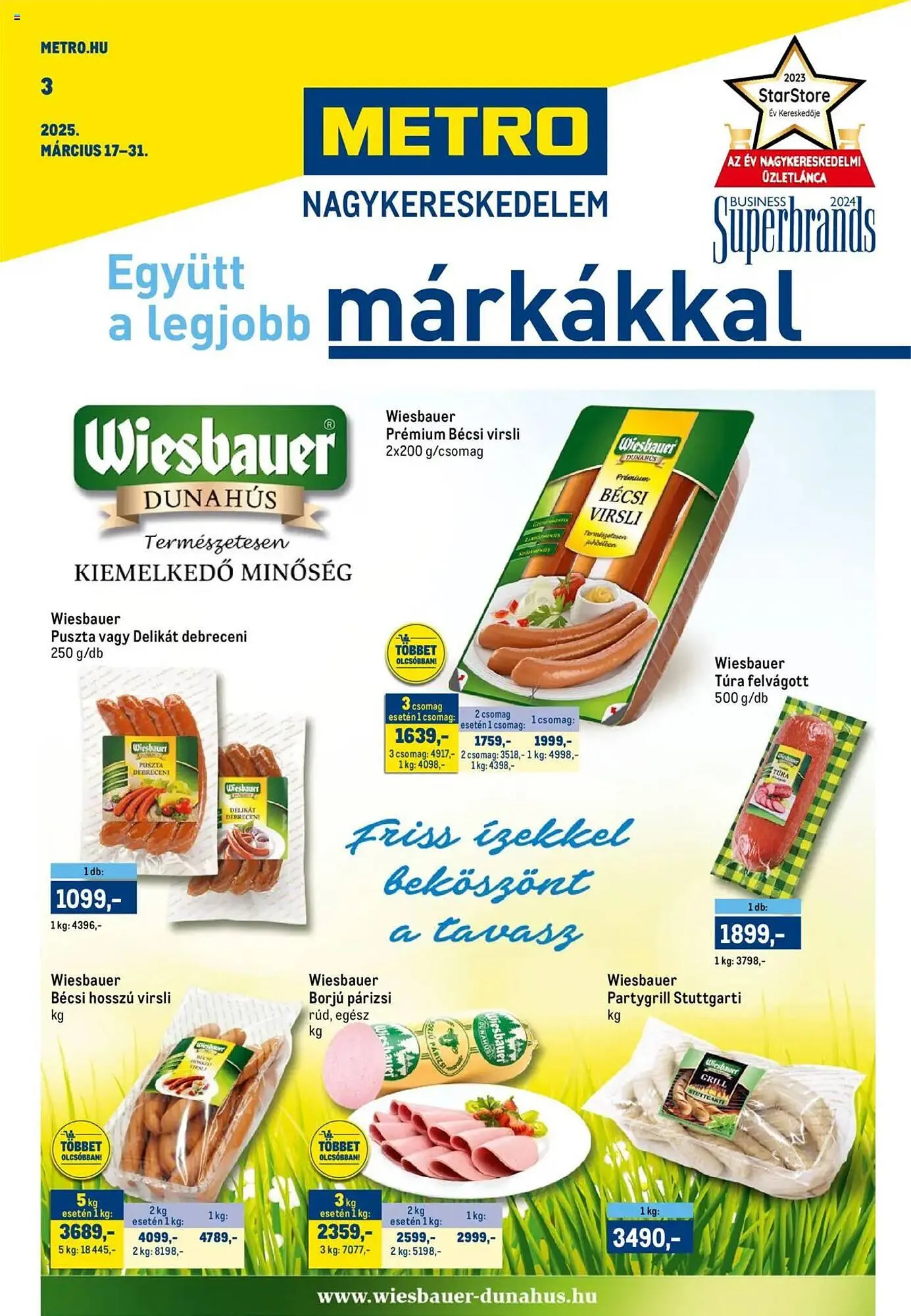 Katalógus Metro akciós újság március 17.-tól március 31.-ig 2025. - Oldal 1