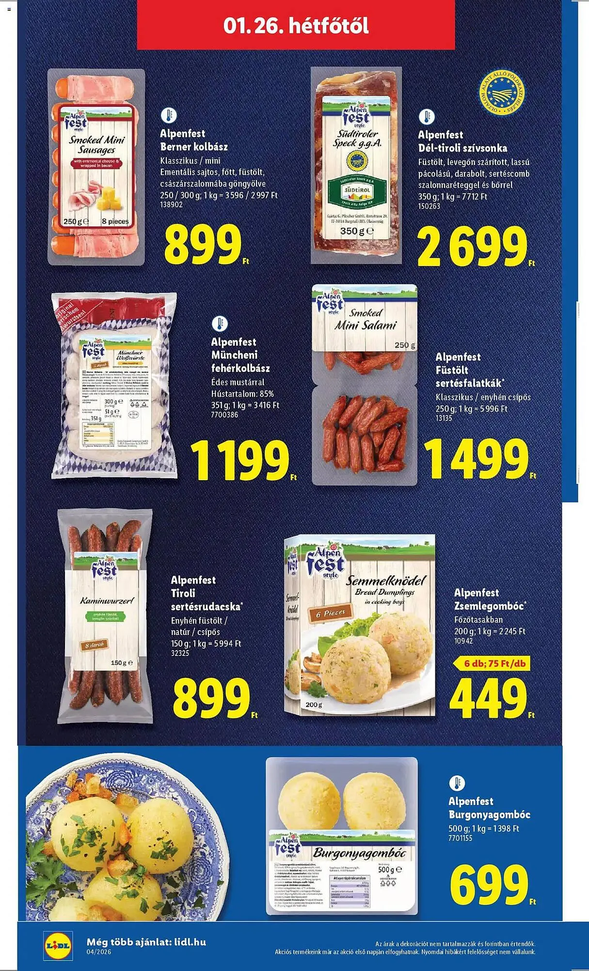 Katalógus Lidl akciós újság január 22.-tól január 28.-ig 2026. - Oldal 54