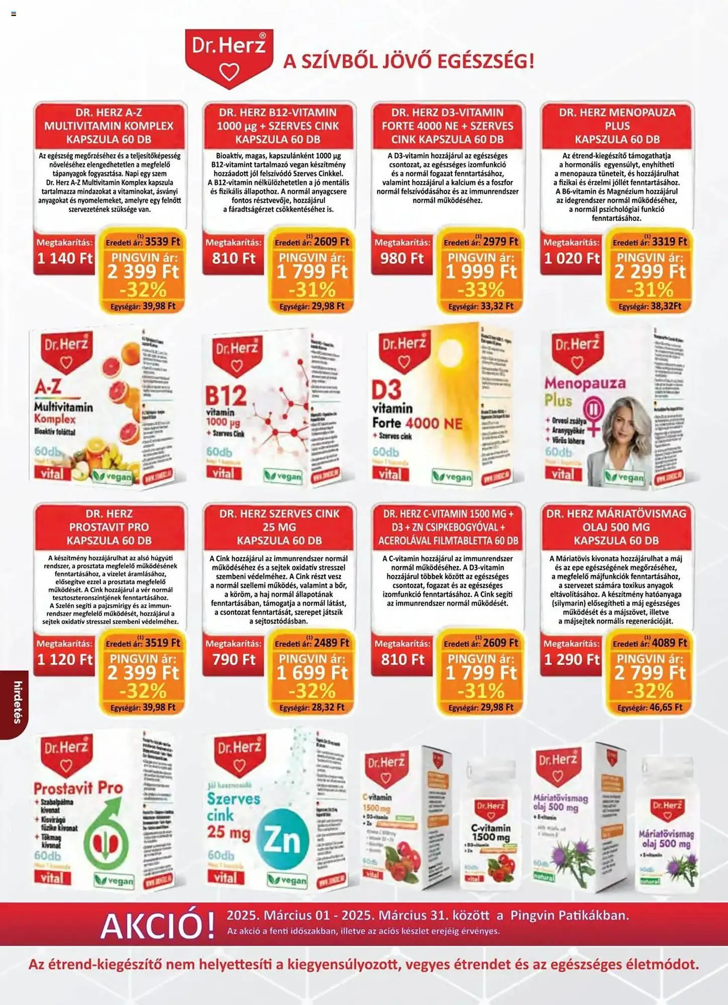 Katalógus Pingvin Patika akciós újság március 1.-tól március 31.-ig 2025. - Oldal 4