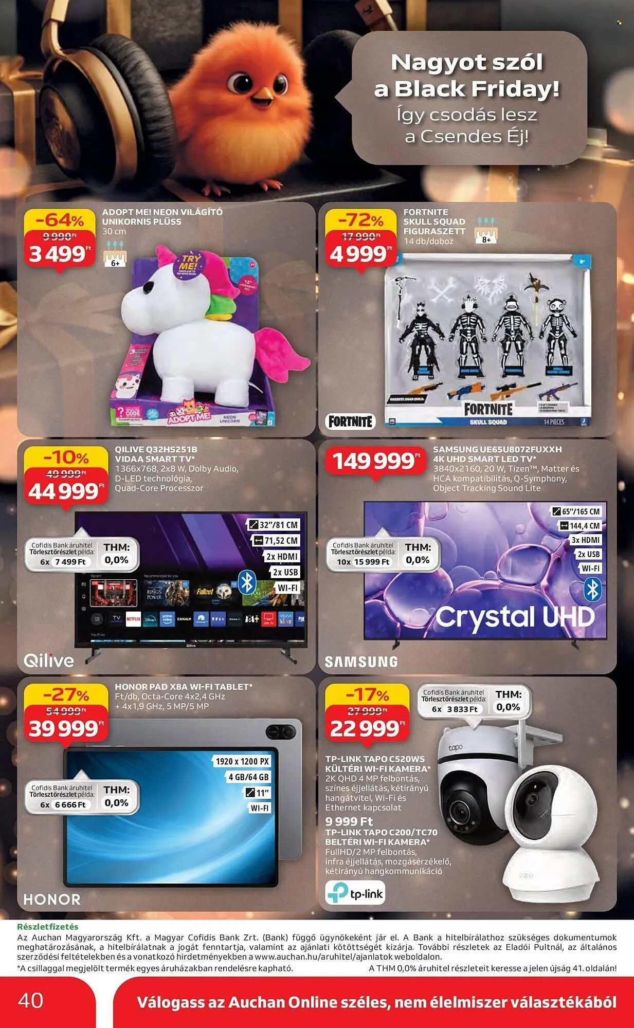 Katalógus Auchan akciós újság november 6.-tól november 12.-ig 2025. - Oldal 40