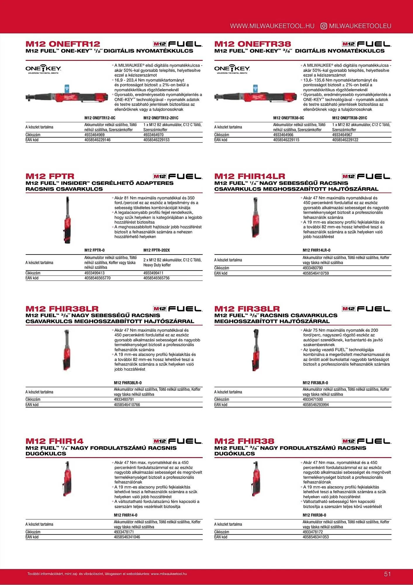 Katalógus Milwaukee akciós újság szeptember 16.-tól december 31.-ig 2026. - Oldal 51