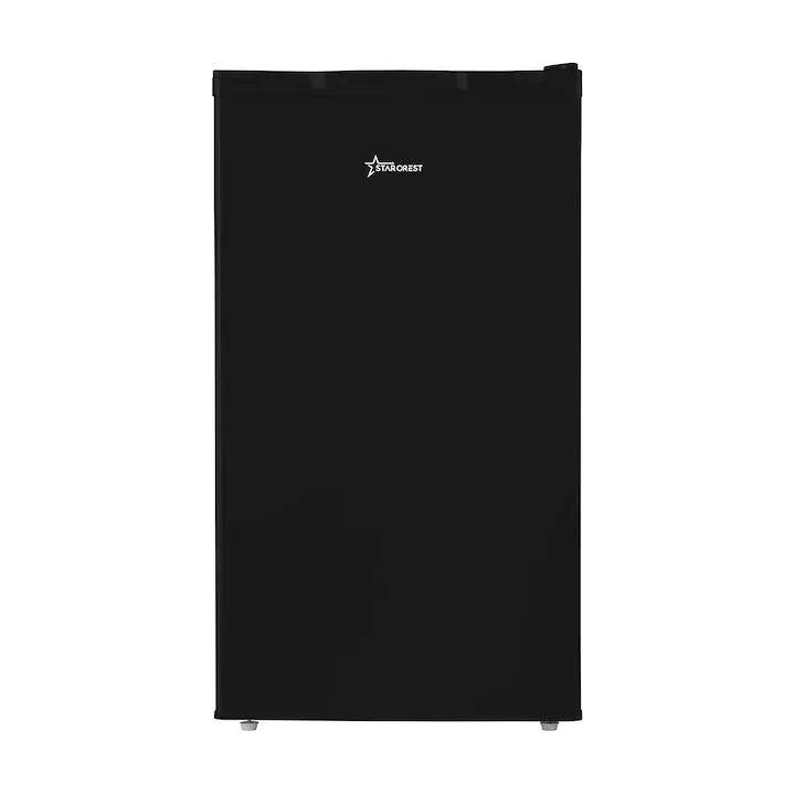 STARCREST SF-85BK-E Egyajtós Hűtőszekrény, E Osztály, Űrtartalom 85L, Belső Világítás, Jégtároló Rekesz, Ma 82 cm, Fekete