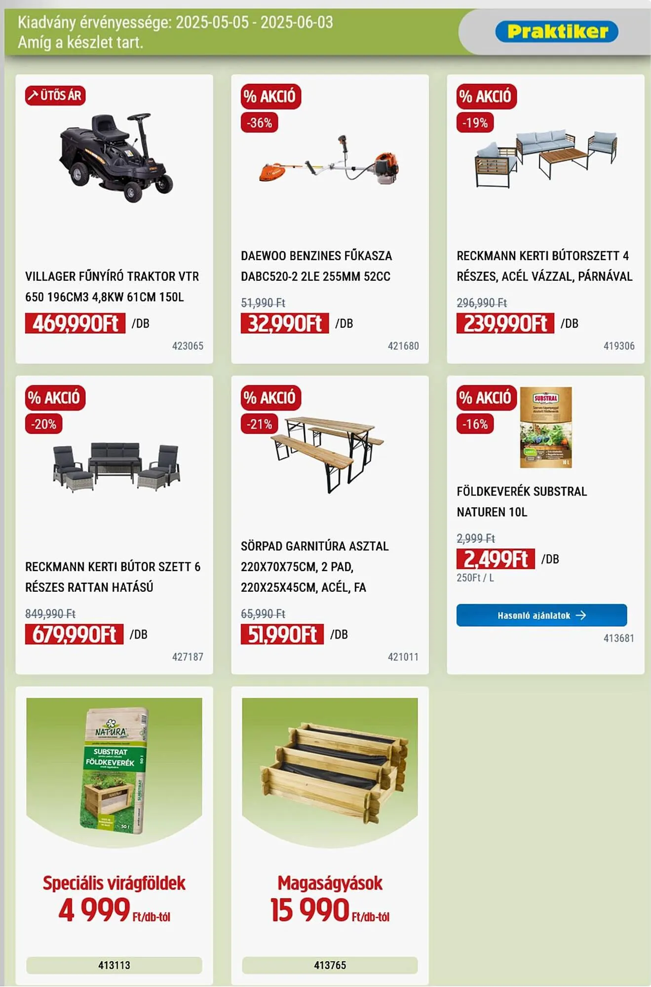 Katalógus Praktiker akciós újság május 5.-tól június 3.-ig 2025. - Oldal 3